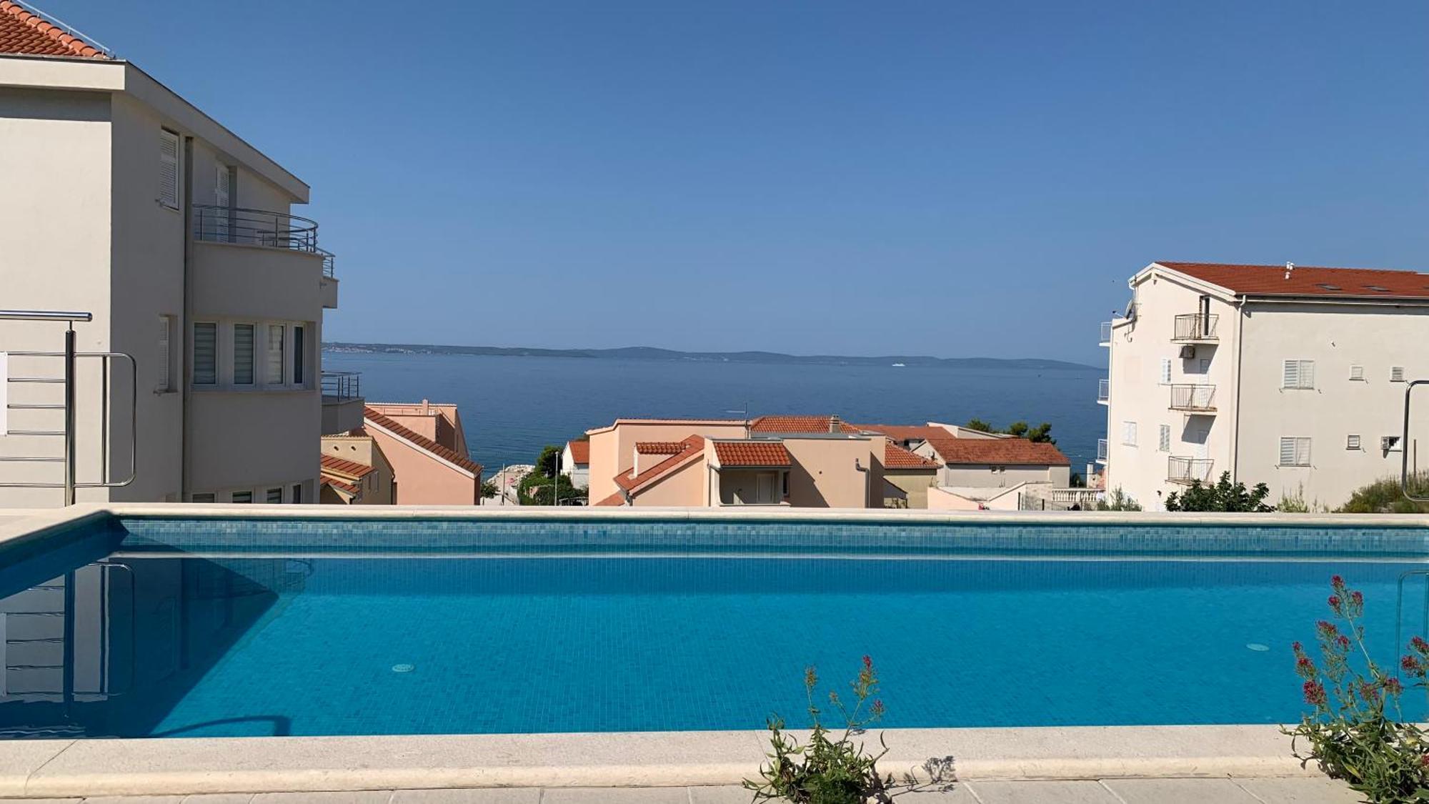 Luxury Apartments Villa Lenka Podstrana Kültér fotó